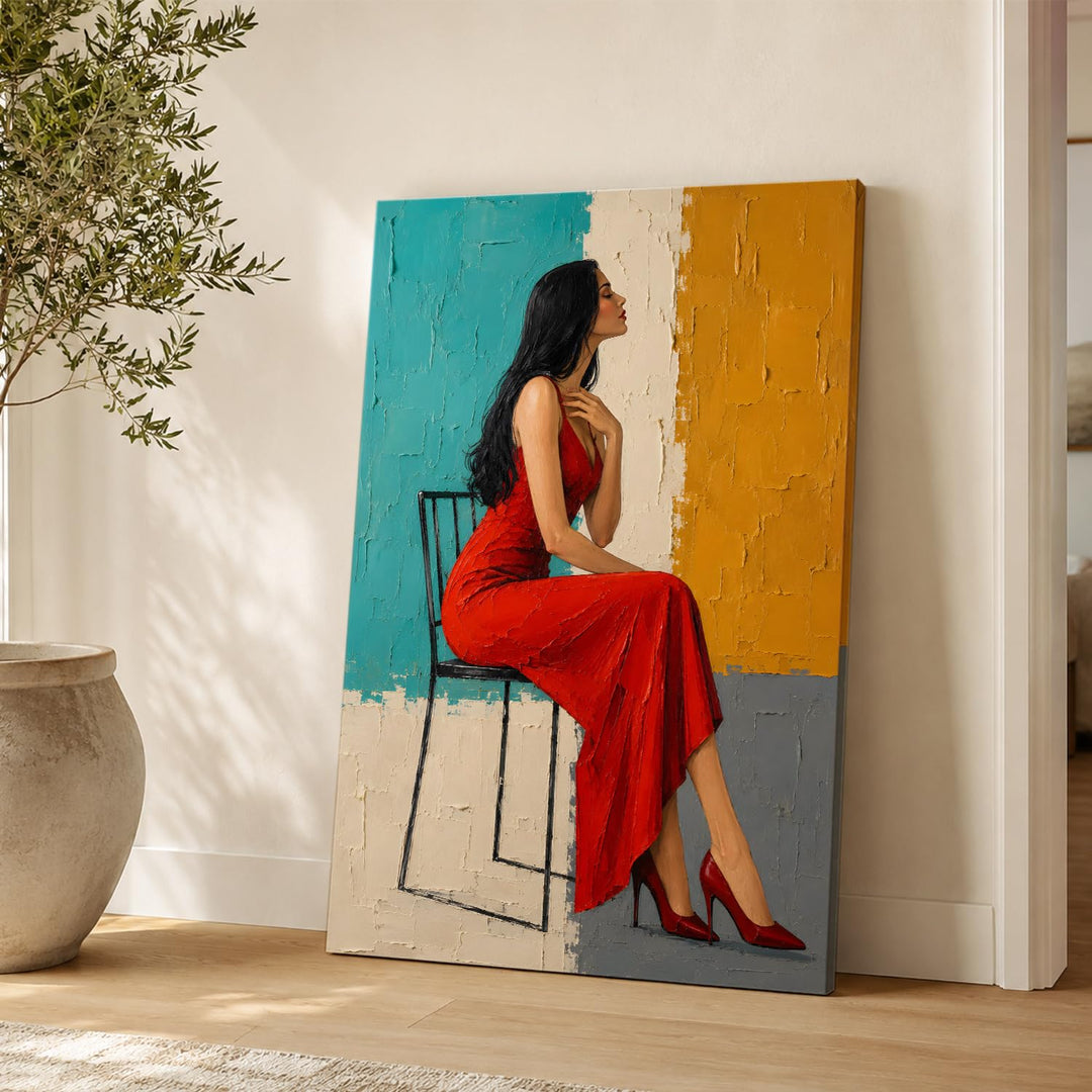 Ember Tides in Gallery Wrapped Canvas