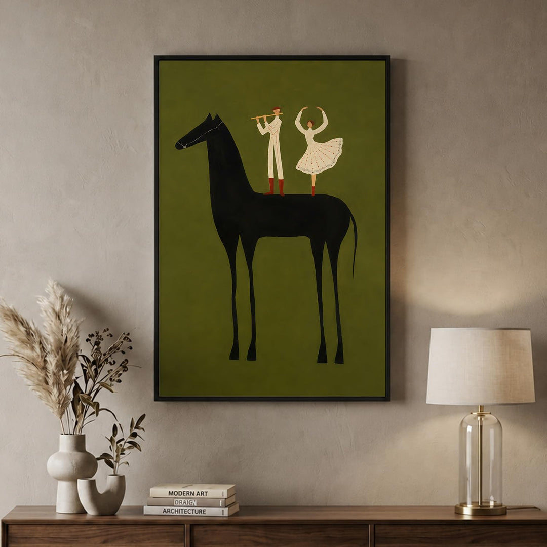 Celestial Current in Black Floater Frame