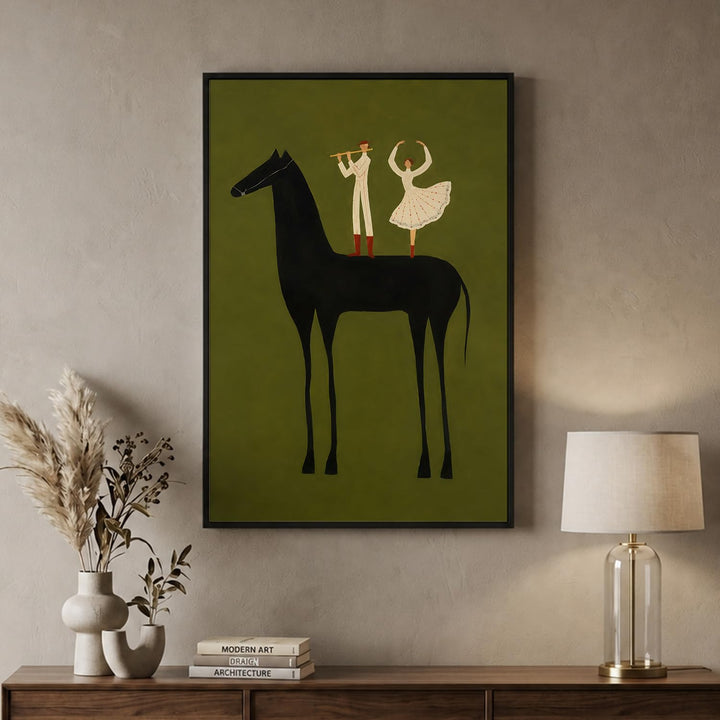 Celestial Current in Black Floater Frame