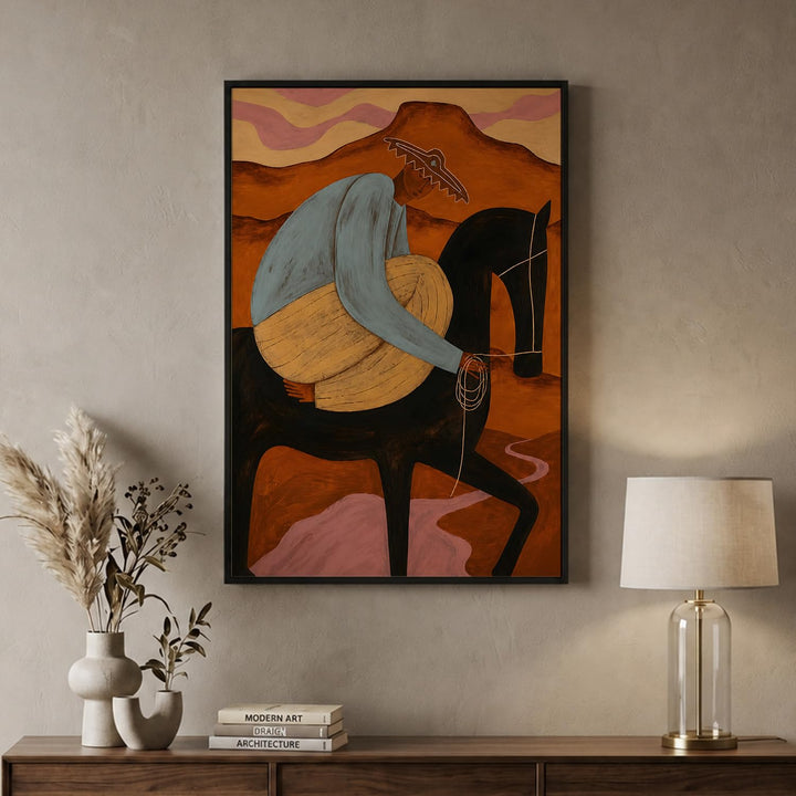 Terra Mirage in Black Floater Frame