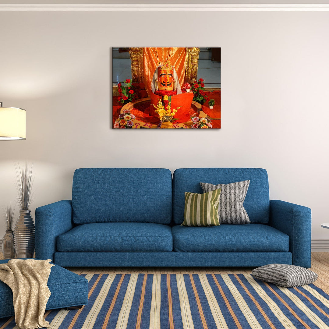 Shivling as Salasar Balaji Canvas Painting frame For Home and office Wall Decoration