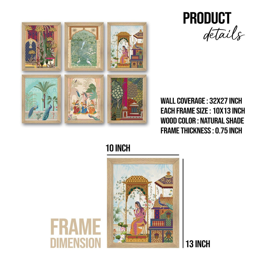 Traditional Art Paintings: Enhance Your Home Décor with Framed Pichwai and Madhubani Masterpieces - Perfect for Living Rooms, Bedrooms, and Office Spaces(ARTFM003)