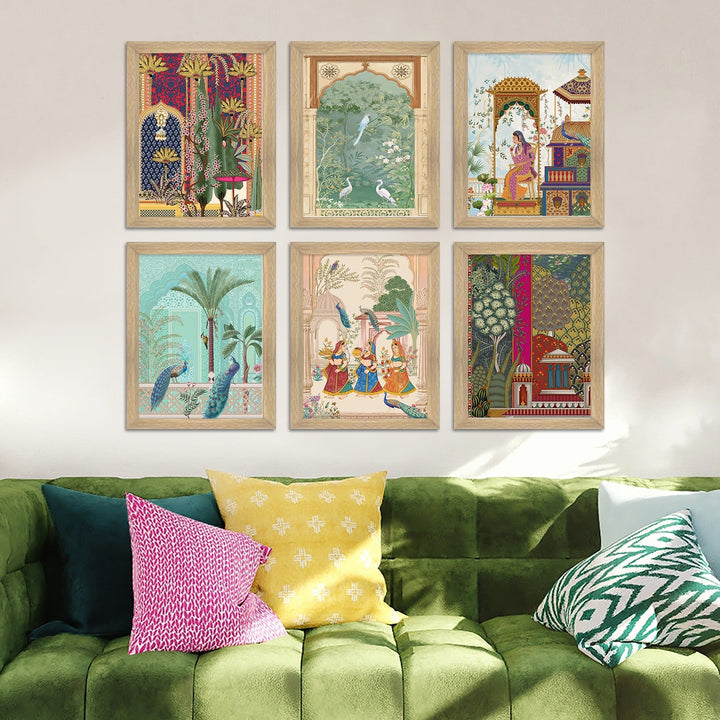 Traditional Art Paintings: Enhance Your Home Décor with Framed Pichwai and Madhubani Masterpieces - Perfect for Living Rooms, Bedrooms, and Office Spaces(ARTFM003)