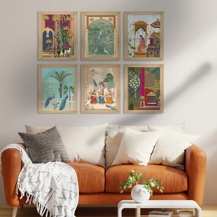 Traditional Art Paintings: Enhance Your Home Décor with Framed Pichwai and Madhubani Masterpieces - Perfect for Living Rooms, Bedrooms, and Office Spaces(ARTFM003)