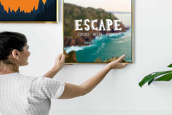 Travel Canvas Wall Art Floating Frame Painting For Living Room Wall Decoration