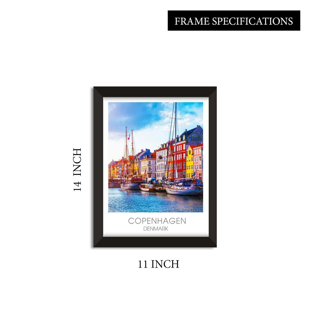 Travel Poster Framed Wall Art for Home, Office, and Hotel Wall Decoration.