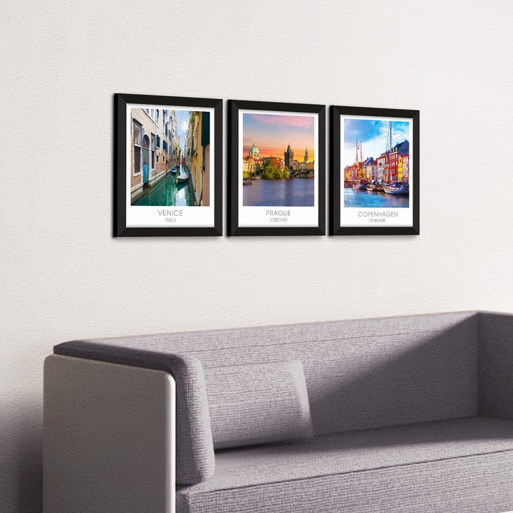 Travel Poster Framed Wall Art for Home, Office, and Hotel Wall Decoration.