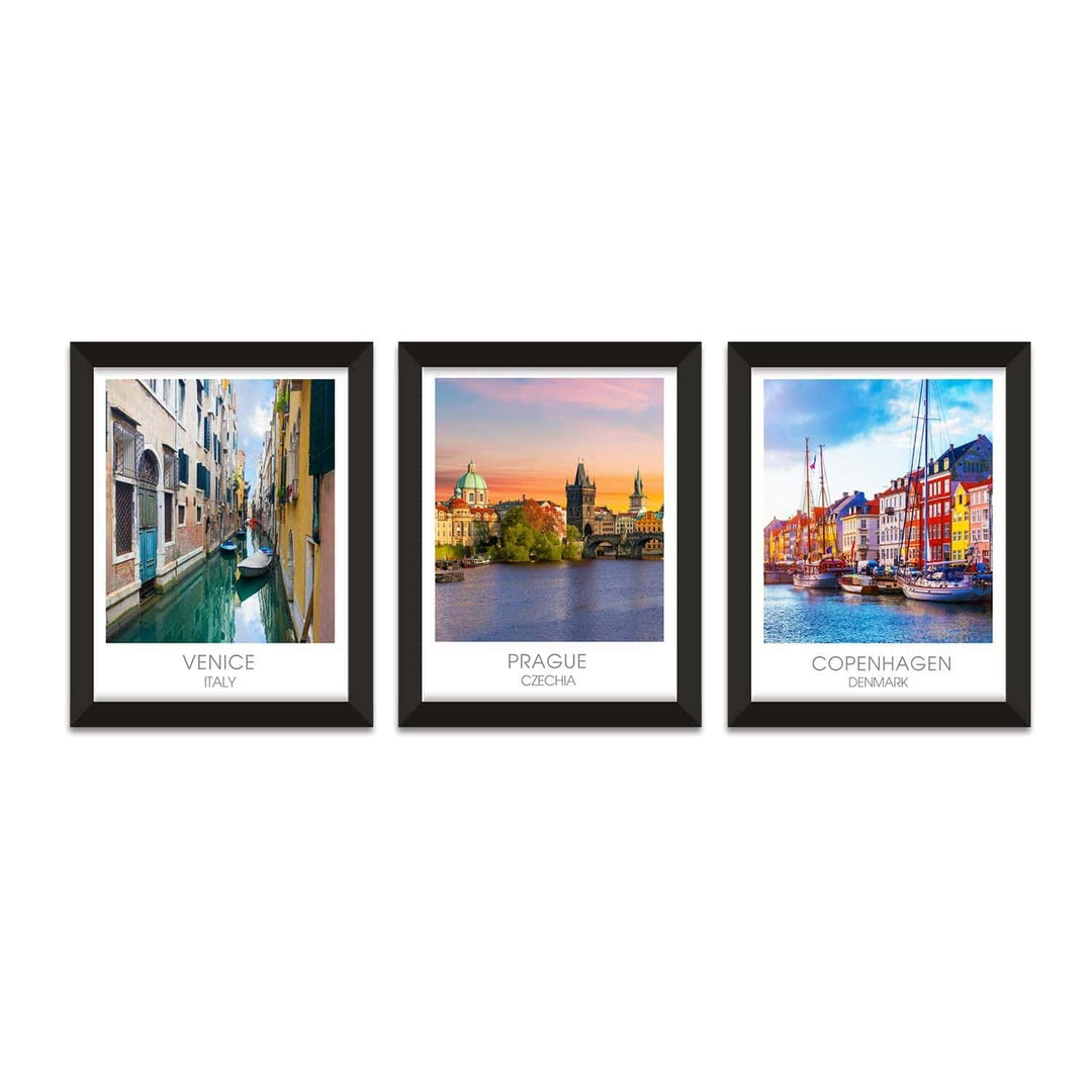 Travel Poster Framed Wall Art for Home, Office, and Hotel Wall Decoration.