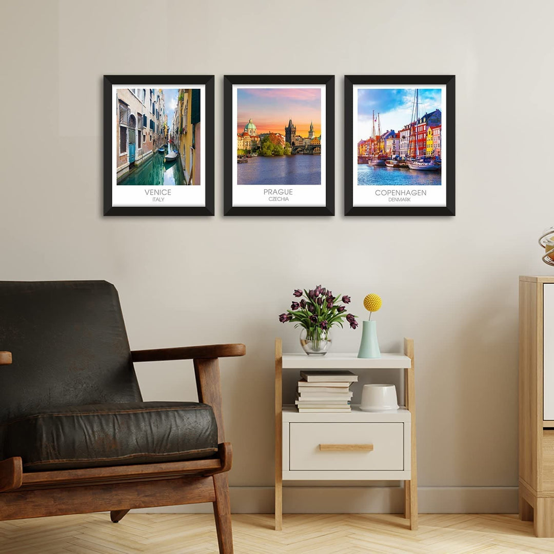 Travel Poster Framed Wall Art for Home, Office, and Hotel Wall Decoration.