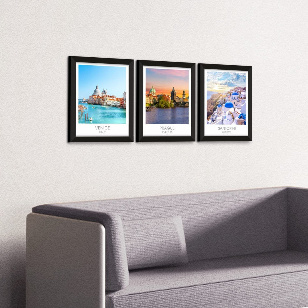 Travel Theme Poster Framed Paintings for Home and Hotel Wall Decoration.