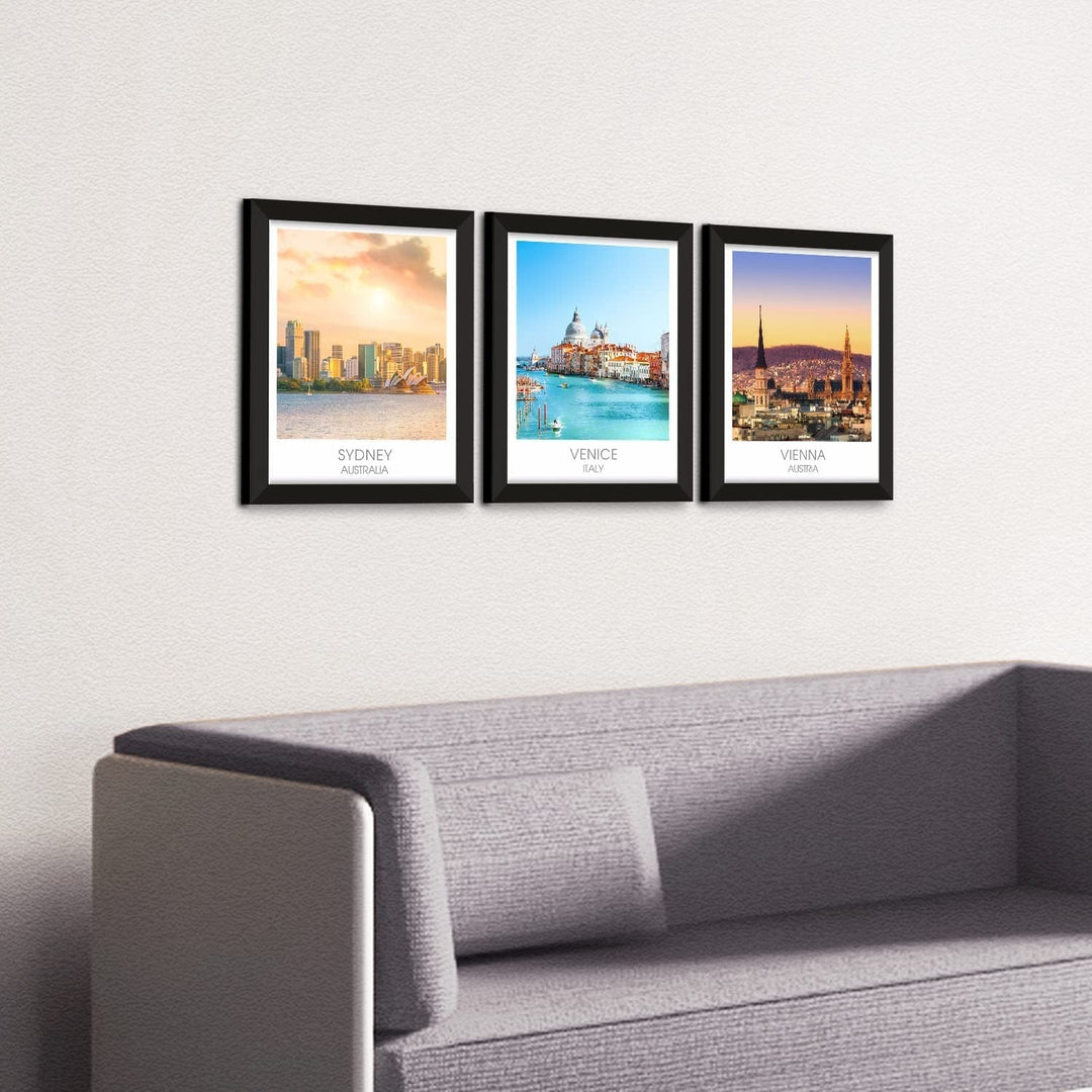 Travel Wall Framed Poster for Living Room and Office Wall Decoration.