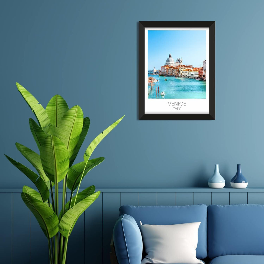 Travel Wall Framed Poster for Living Room and Office Wall Decoration.