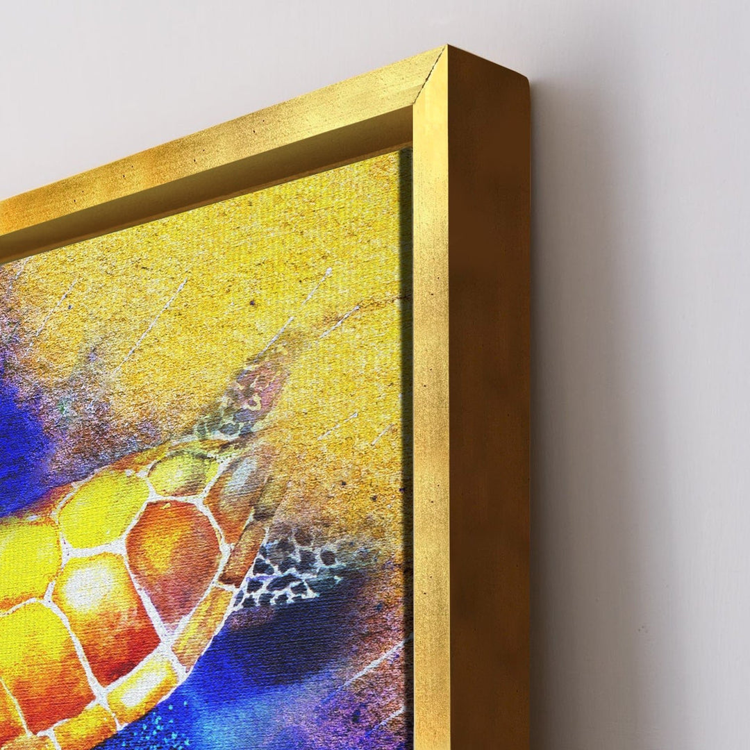 Turtle Vastu Canvas Painting for Home and Office Wall Decoration