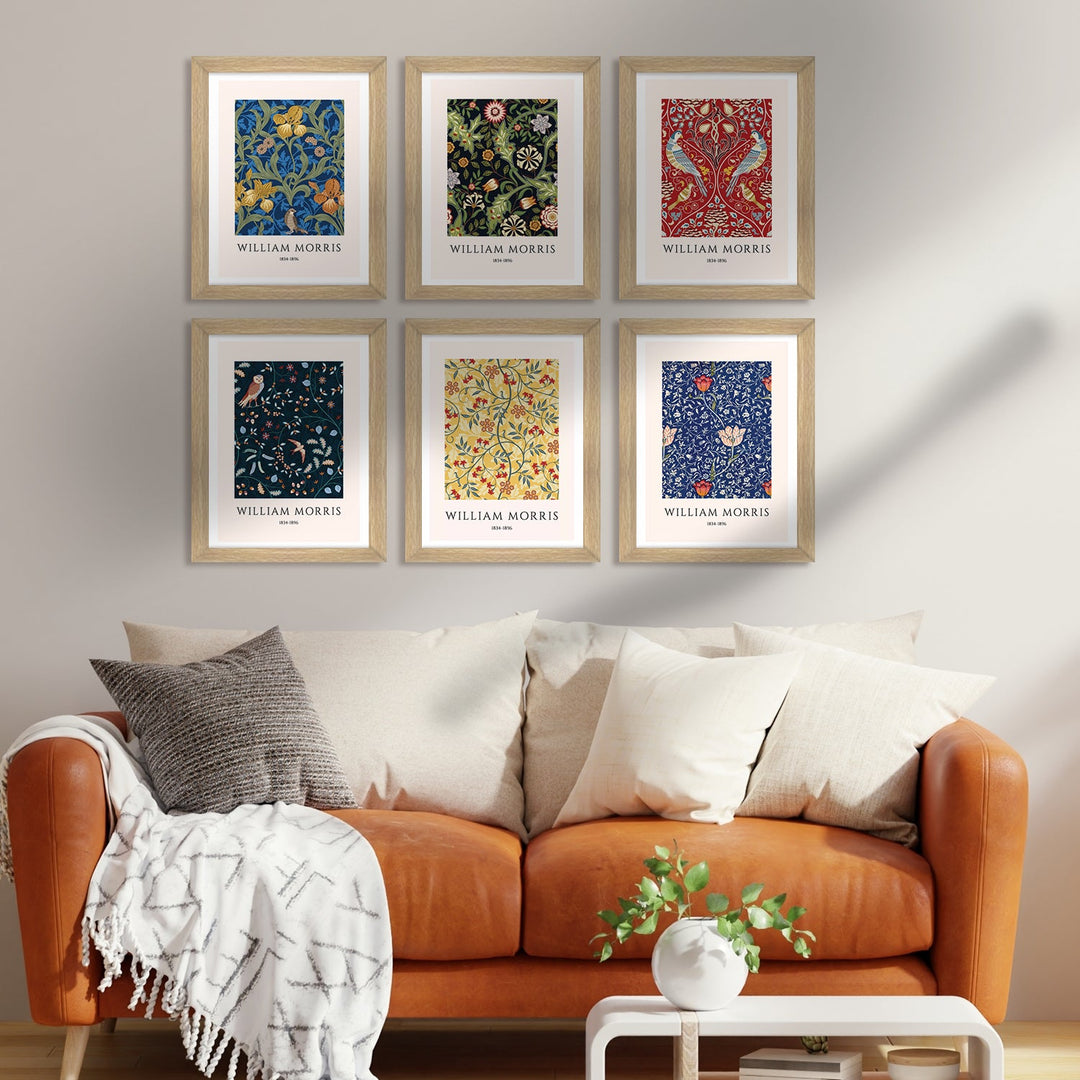Vintage Art Paintings: Enhance Your Home Décor with Framed European and Floral Masterpieces - Perfect for Living Rooms, Bedrooms, and Office Spaces (WILLIAM MORRIS) (ARTFM006)