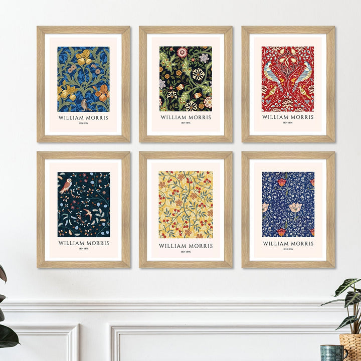 Vintage Art Paintings: Enhance Your Home Décor with Framed European and Floral Masterpieces - Perfect for Living Rooms, Bedrooms, and Office Spaces (WILLIAM MORRIS) (ARTFM006)