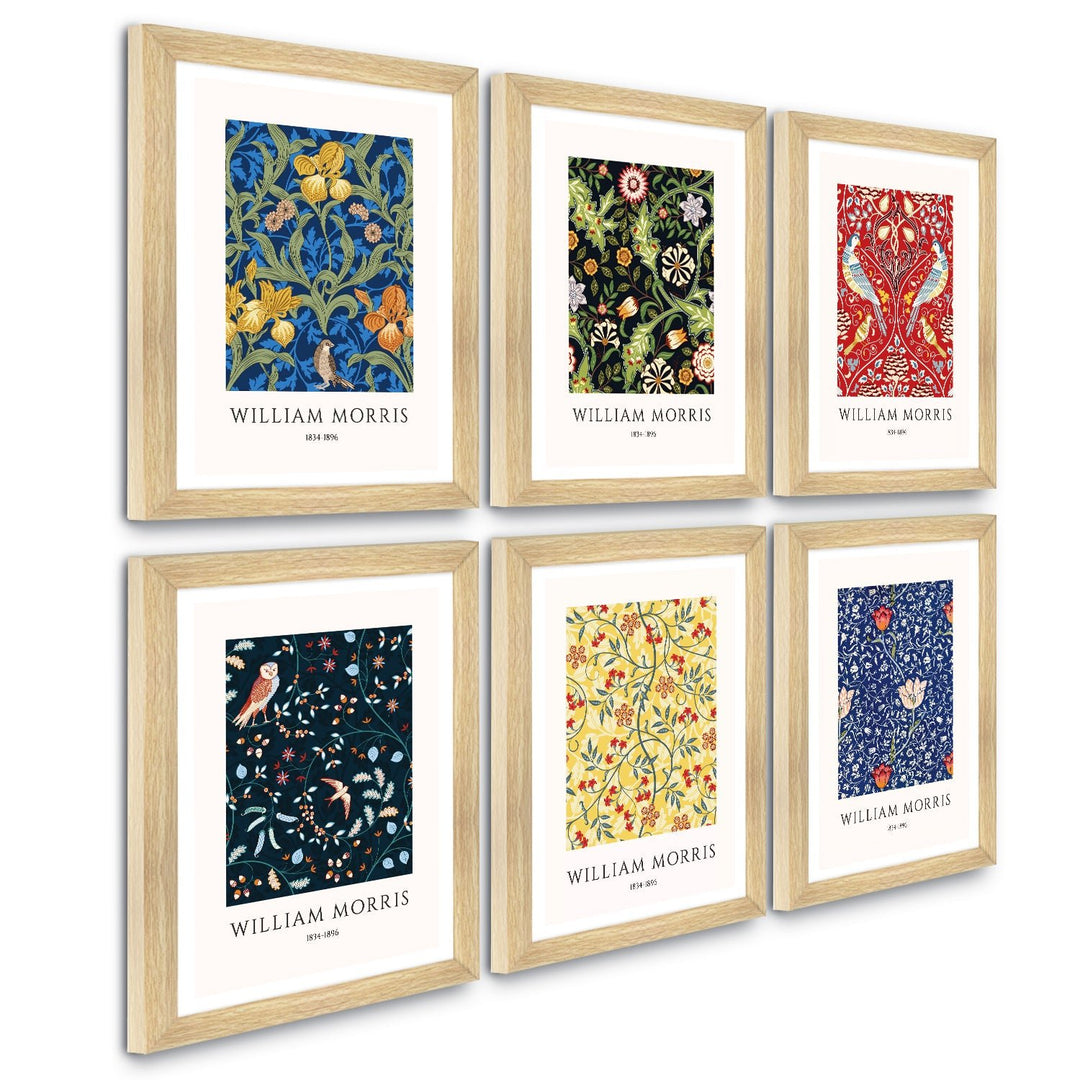 Vintage Art Paintings: Enhance Your Home Décor with Framed European and Floral Masterpieces - Perfect for Living Rooms, Bedrooms, and Office Spaces (WILLIAM MORRIS) (ARTFM006)