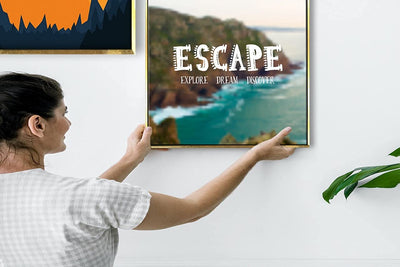 Travel Canvas Wall Art Floating Frame Painting For Living Room