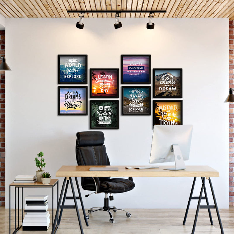 Motivational Framed Poster For Home and Office
