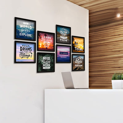 Motivational Framed Poster For Home and Office