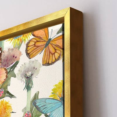 Butterfly Wall Art Vastu Canvas Painting Framed For Living Room