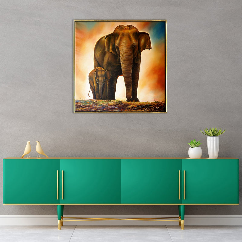 Elephant Vastu Painting