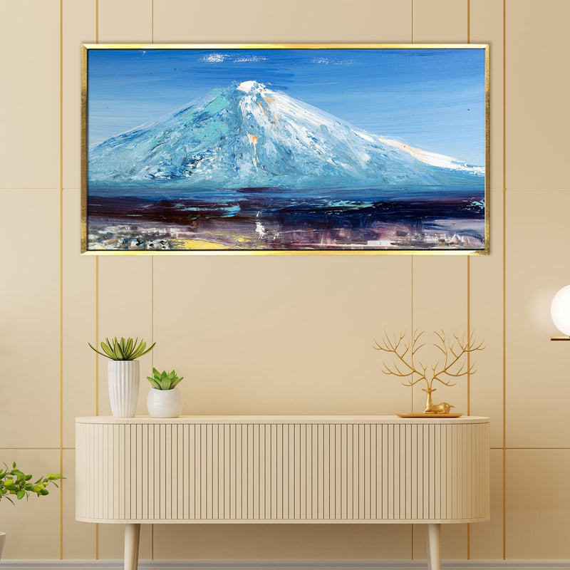 Feng Shui Mountain Canvas Painting For Living Room 
