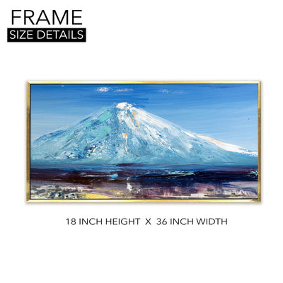 Feng Shui Mountain Canvas Painting For Living Room