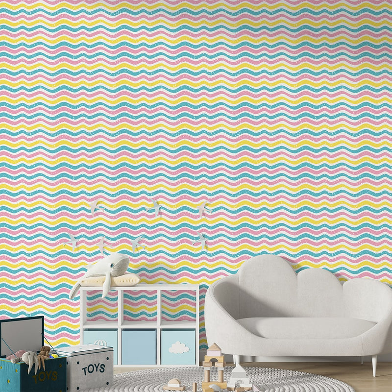 Liner kids Wallpaper for bedrooms