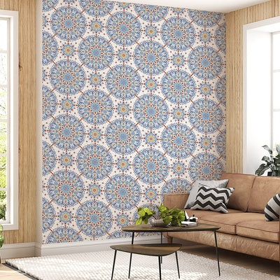 Luxury Mandala Pattern Wallpaper For Living Rooms