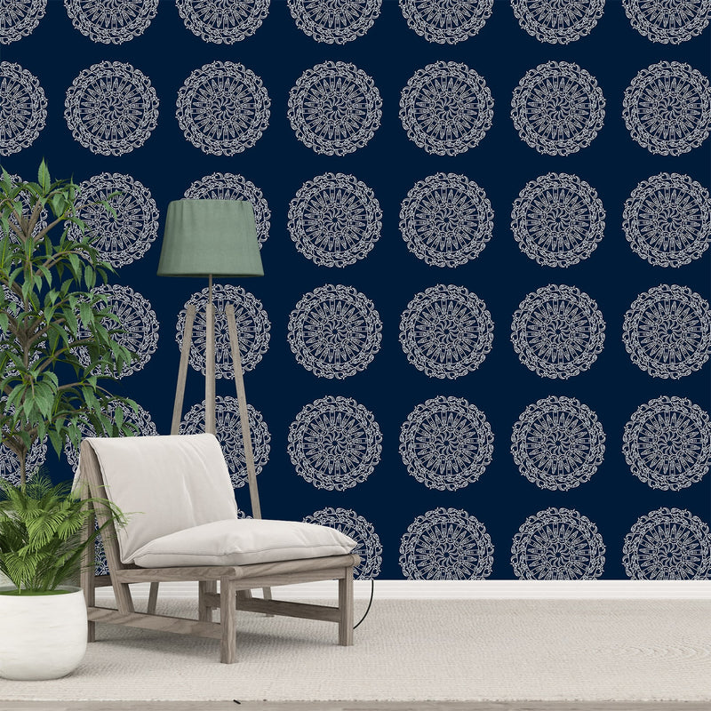Mandala Pattern wallpaper For Living Rooms