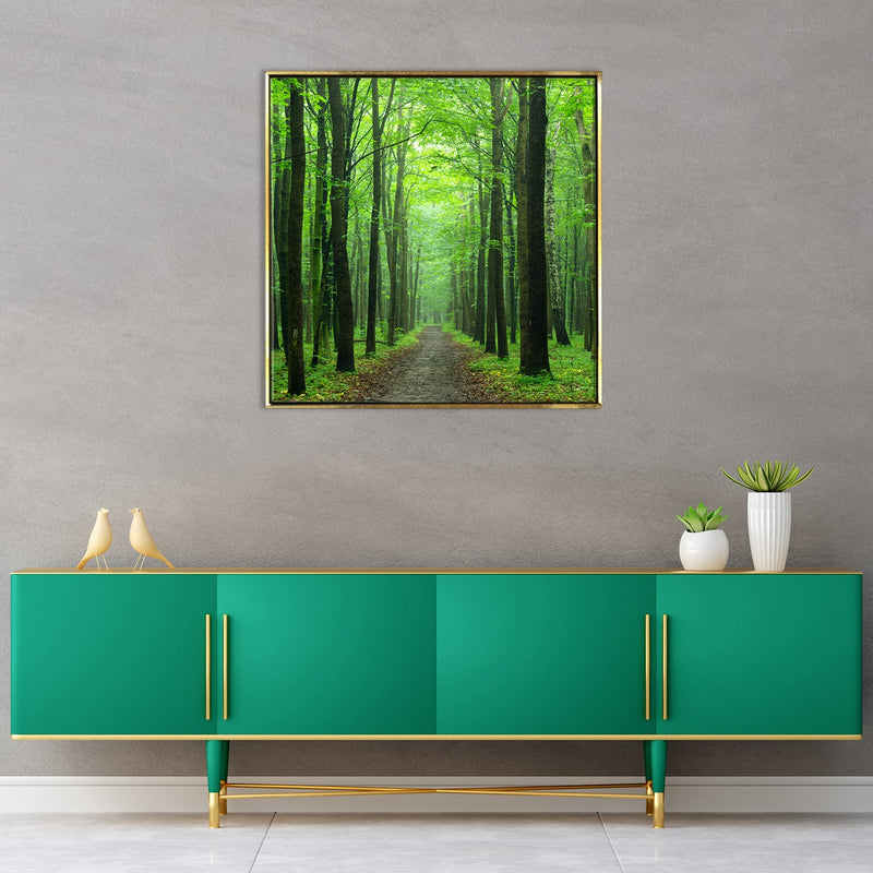 Green Forest Vastu Canvas Painting