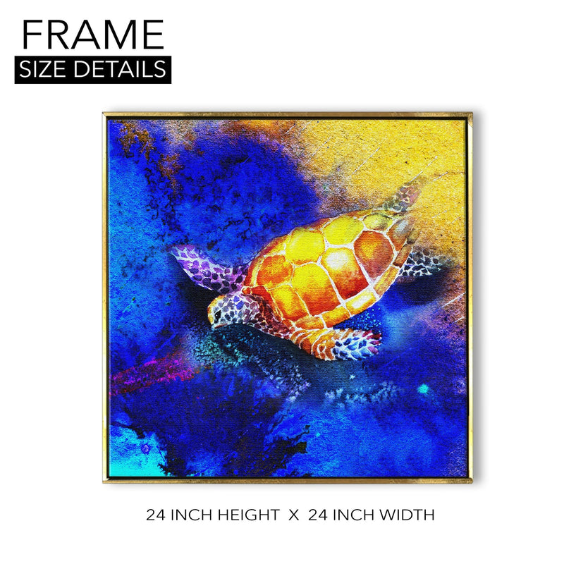 Turtle Vastu Canvas Painting for Home and Office